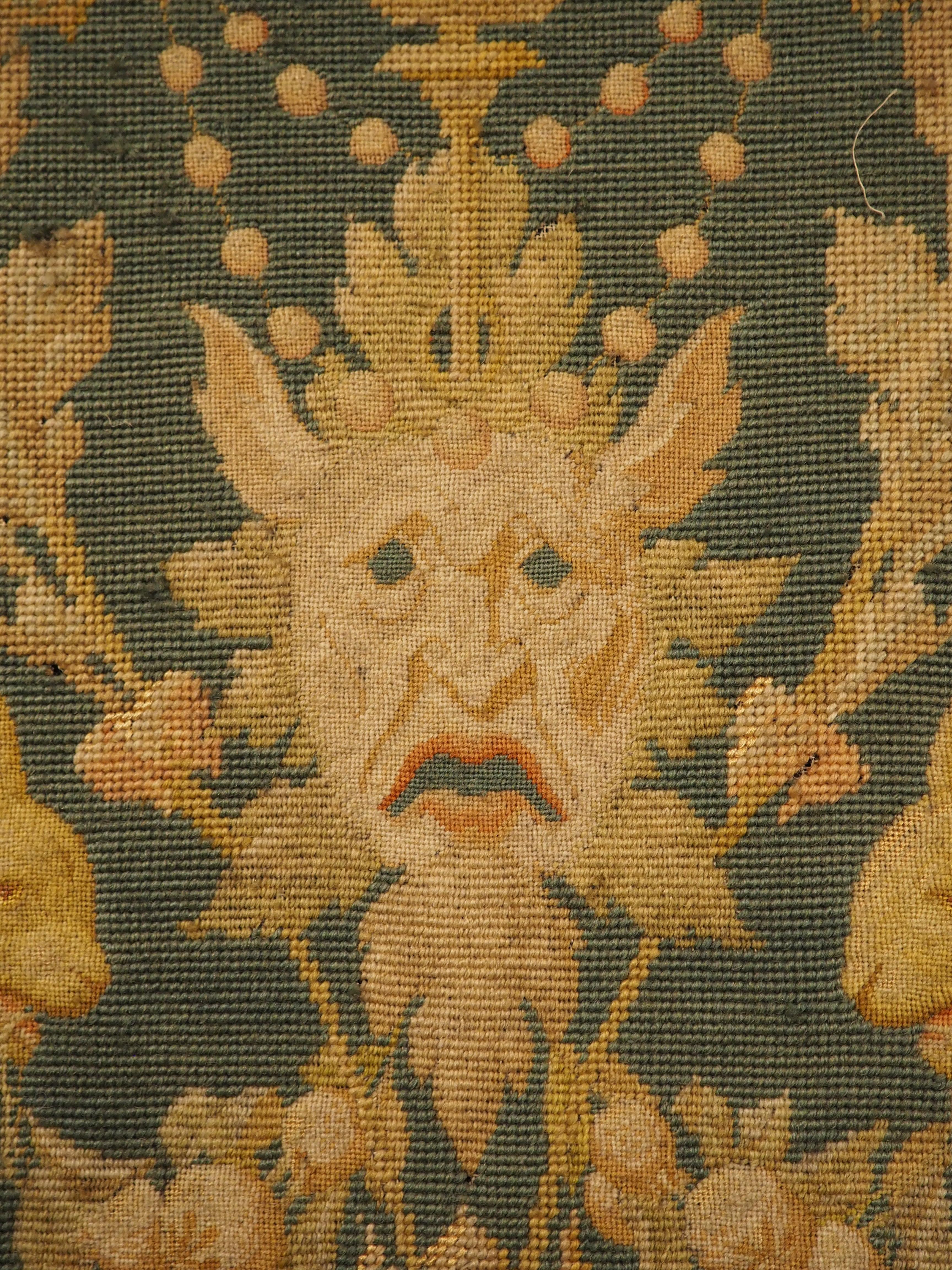 Conjunto de Cuatro Paneles de Teatro Antiguos Franceses de Punto de Aguja, Siglo XIX en Bueno estado para la venta en Dallas, TX