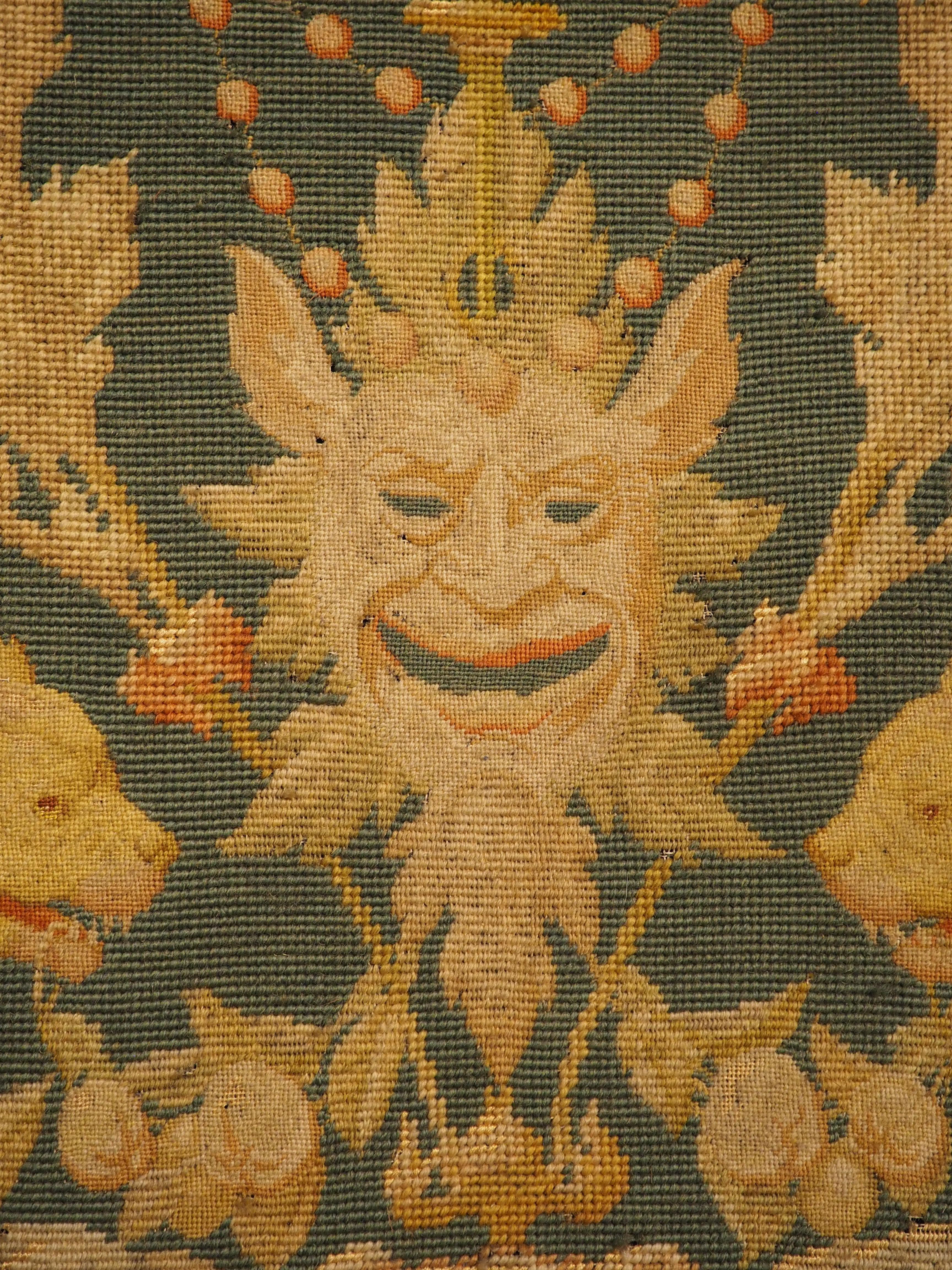 Conjunto de Cuatro Paneles de Teatro Antiguos Franceses de Punto de Aguja, Siglo XIX en venta 1