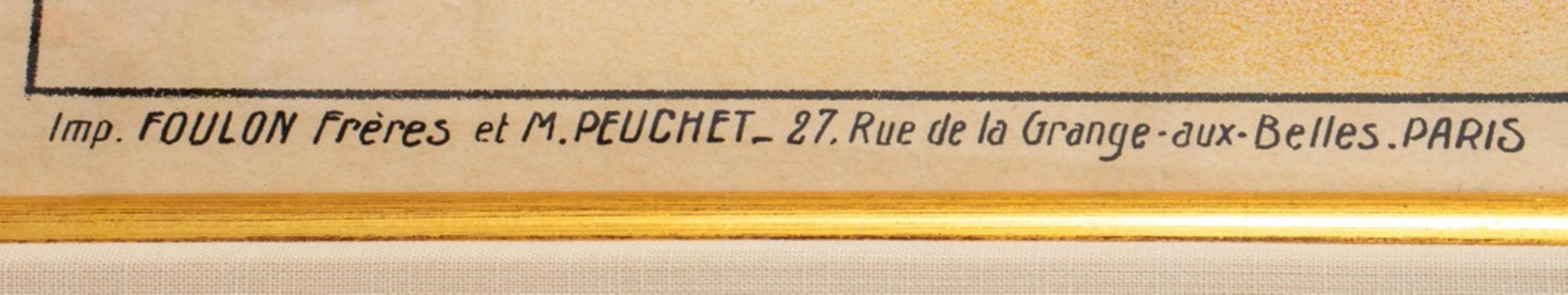 Set von vier französischen Art-Déco-Modeplakats (Papier) im Angebot