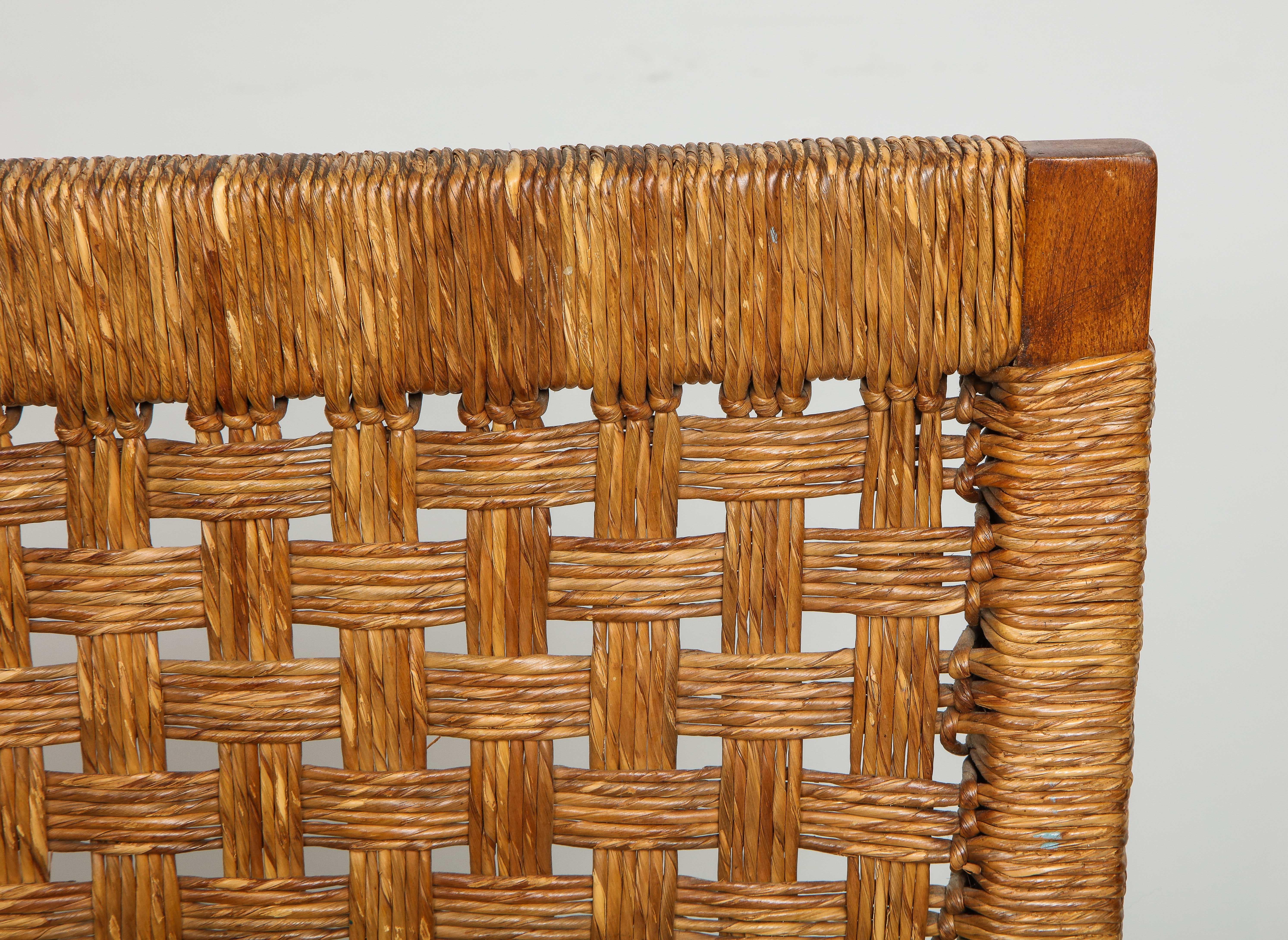 Set of Four French Caned Chairs from 1940s-1950s 3