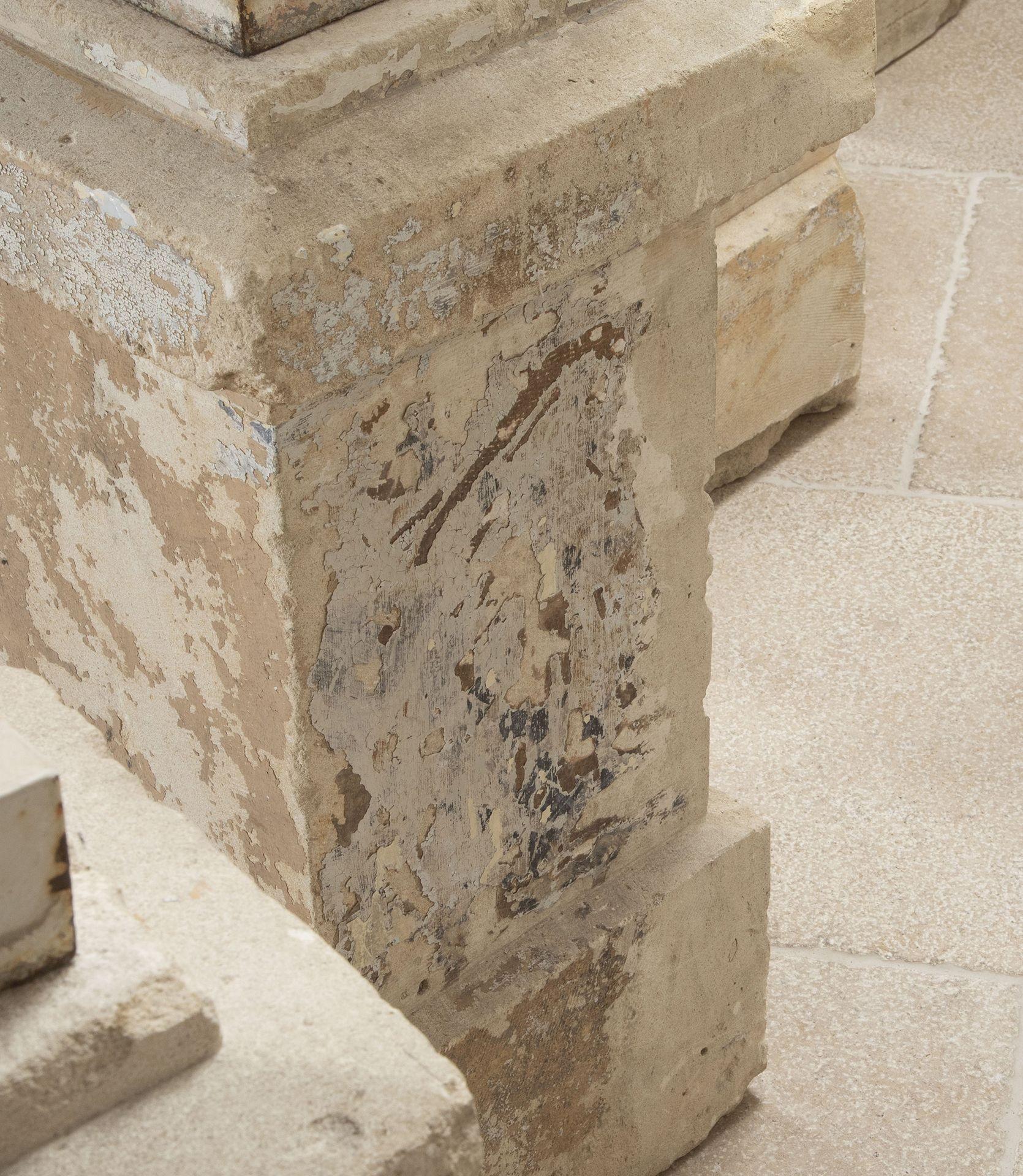 Set of Four French Cast Iron Urns on Stone Plinths For Sale 5