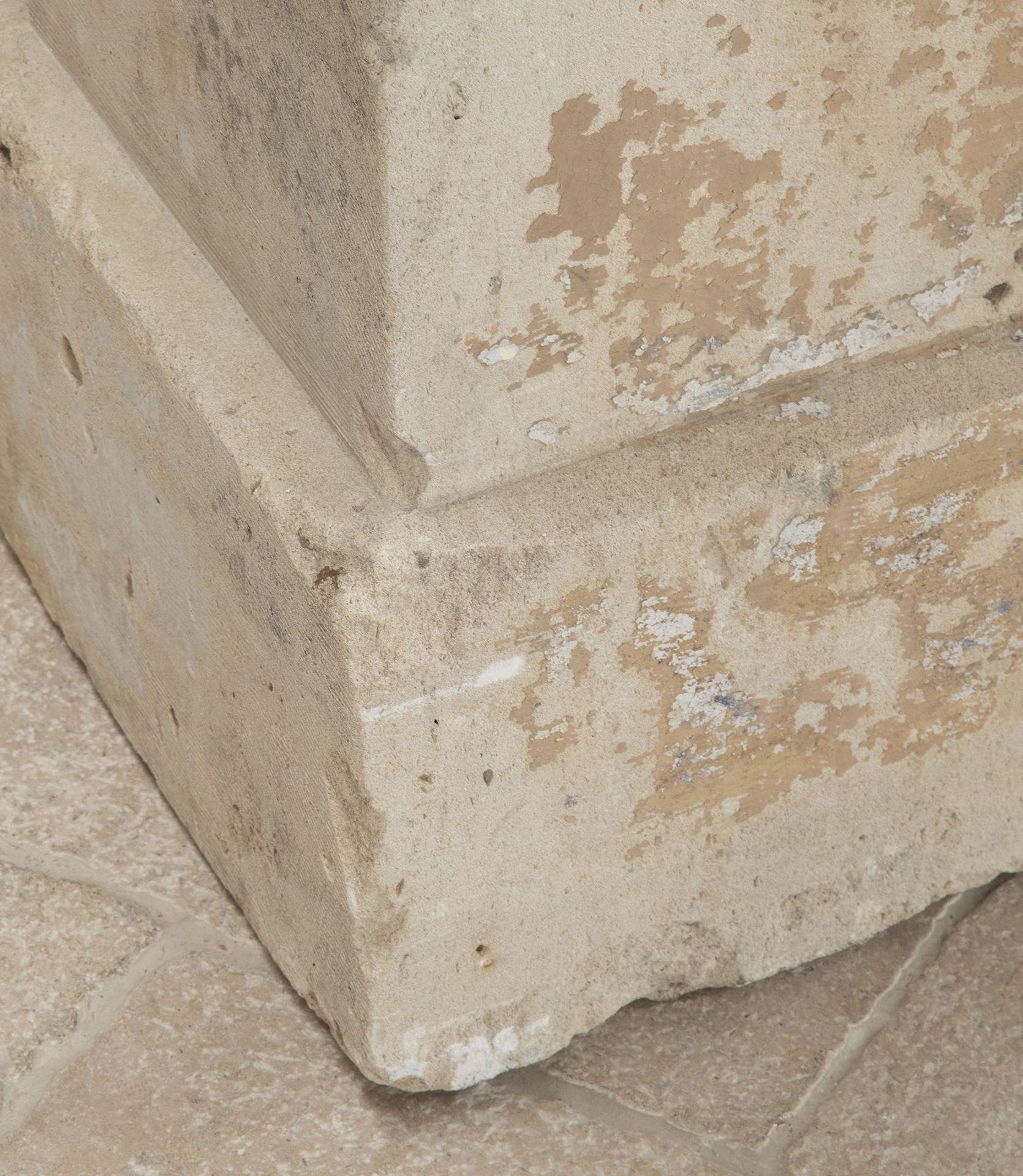 Set of Four French Cast Iron Urns on Stone Plinths For Sale 8