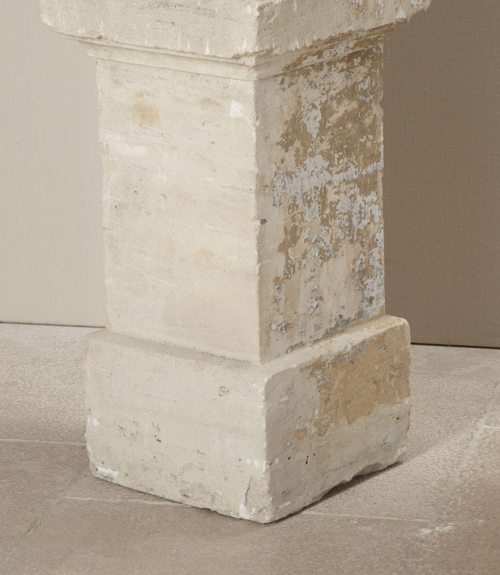 Set of Four French Cast Iron Urns on Stone Plinths For Sale 9