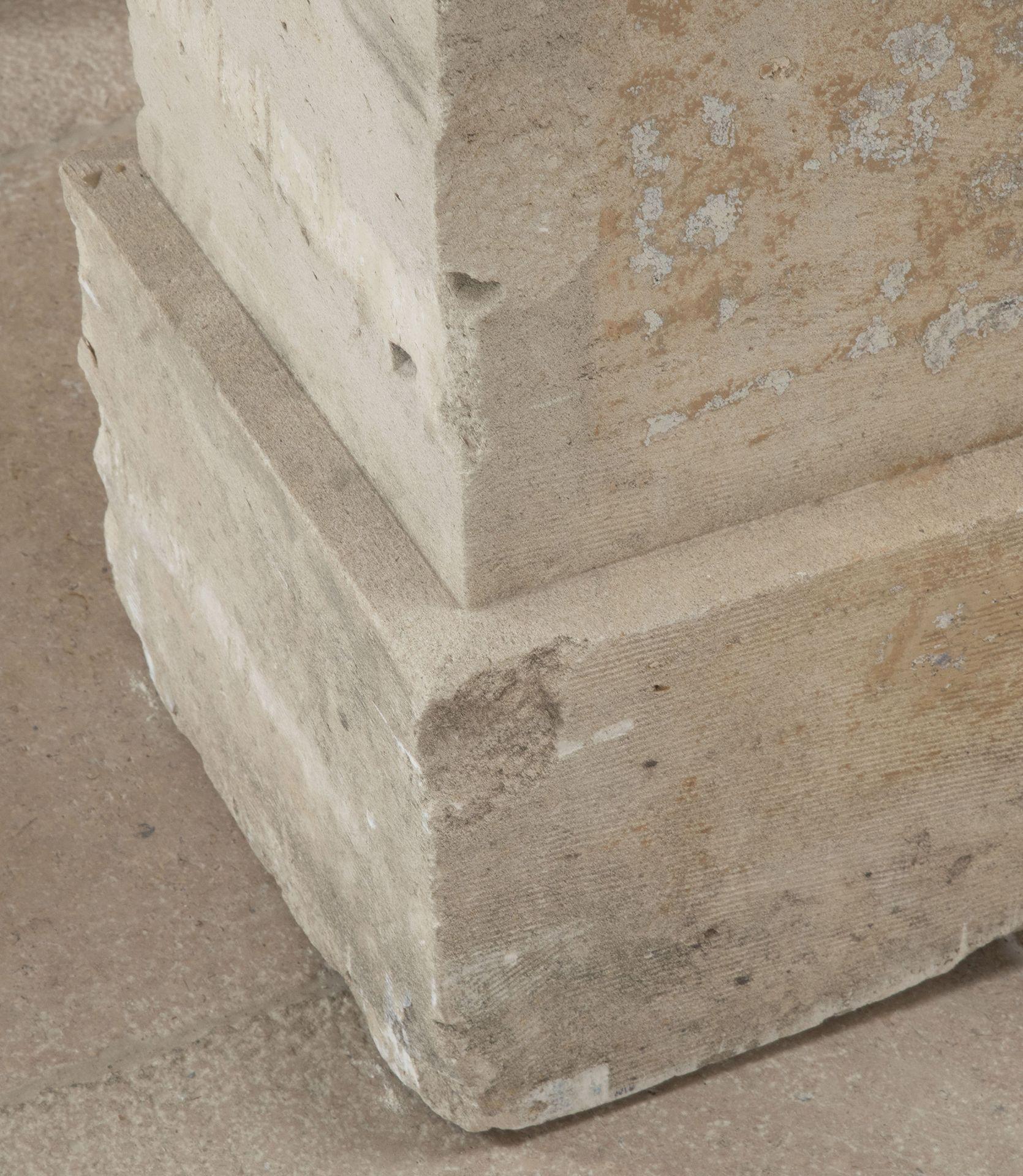 Set of Four French Cast Iron Urns on Stone Plinths For Sale 11