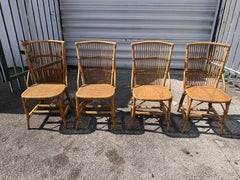 Set di quattro sedie francesi di Audoux minet