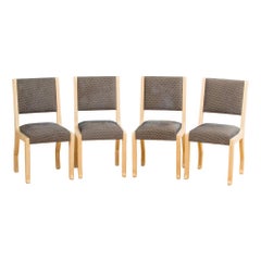 Set of Four French Chairs in the Manner of Marc du Plantier, circa 1990