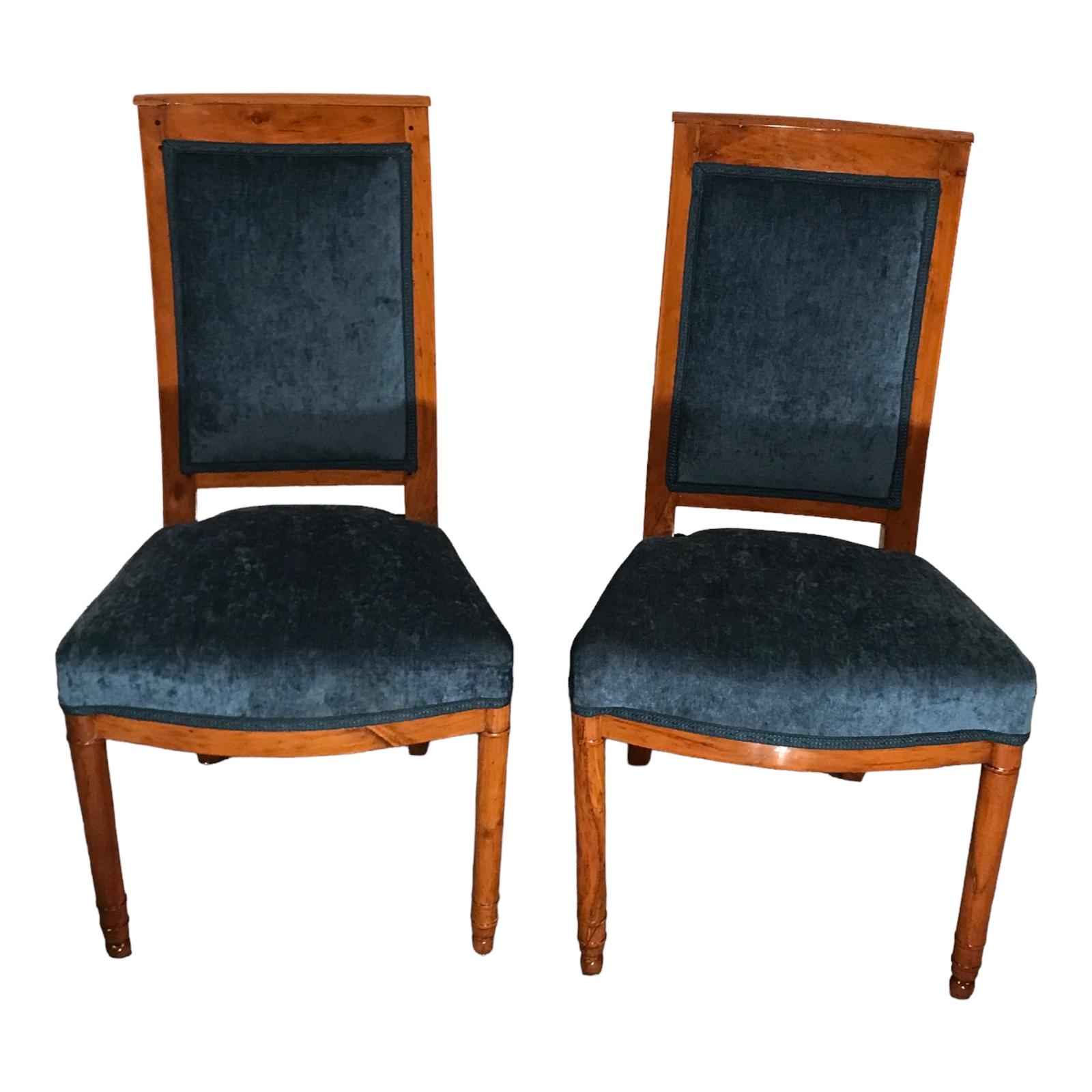 Set of Four French Empire Armchairs, 1810 For Sale 5