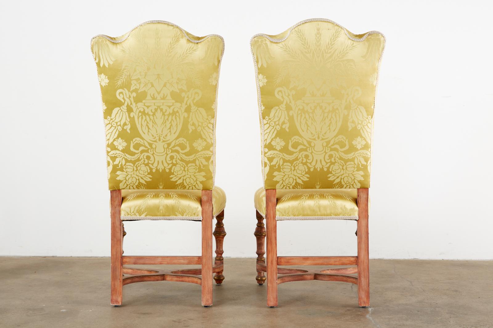 Set of Four French Louis XIII Style Dining Chairs For Sale 13