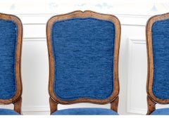 Set Of Four French Louis XV Style Dining Side Chairs