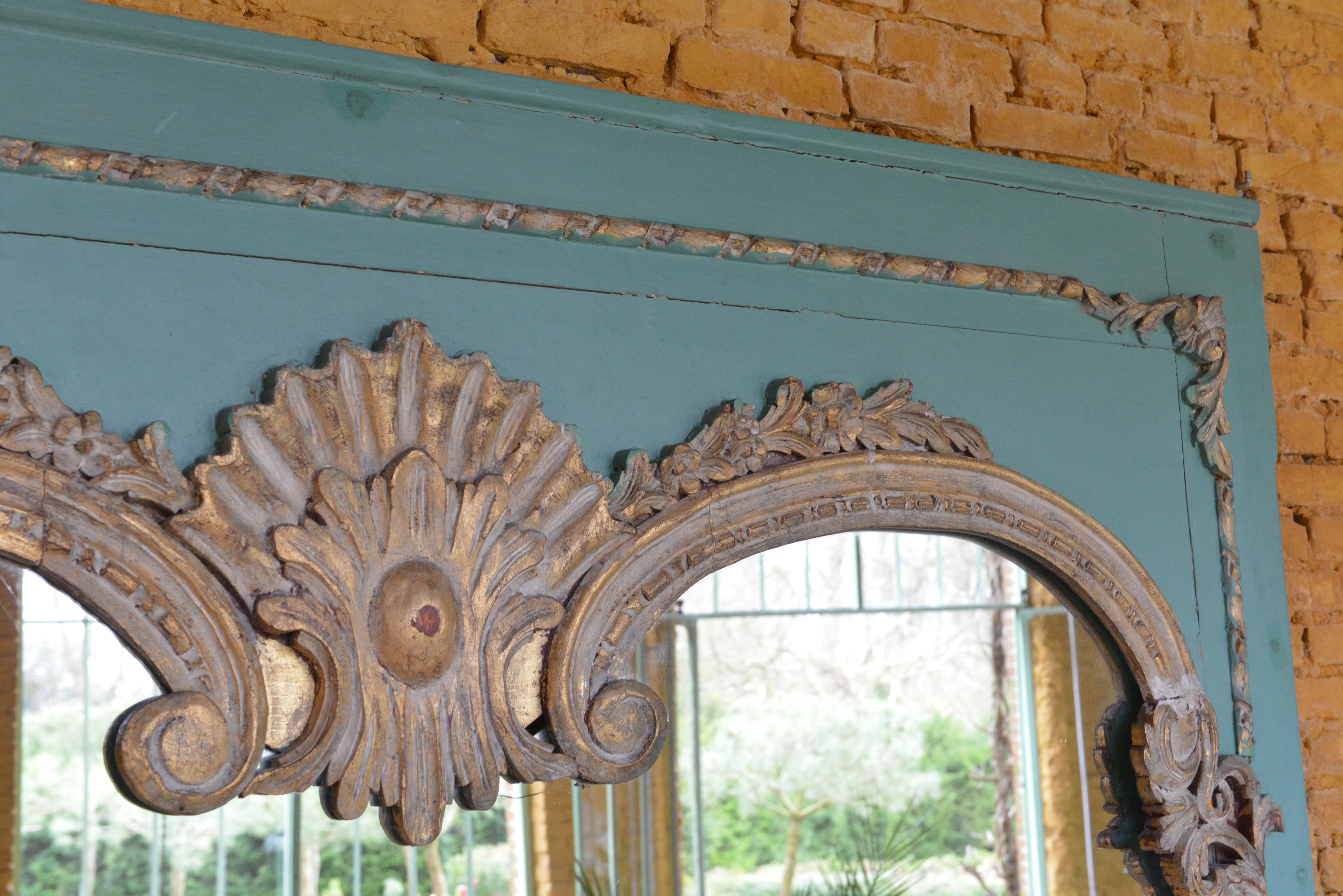 Set of Four French Rococo Revival Mirrors For Sale 3