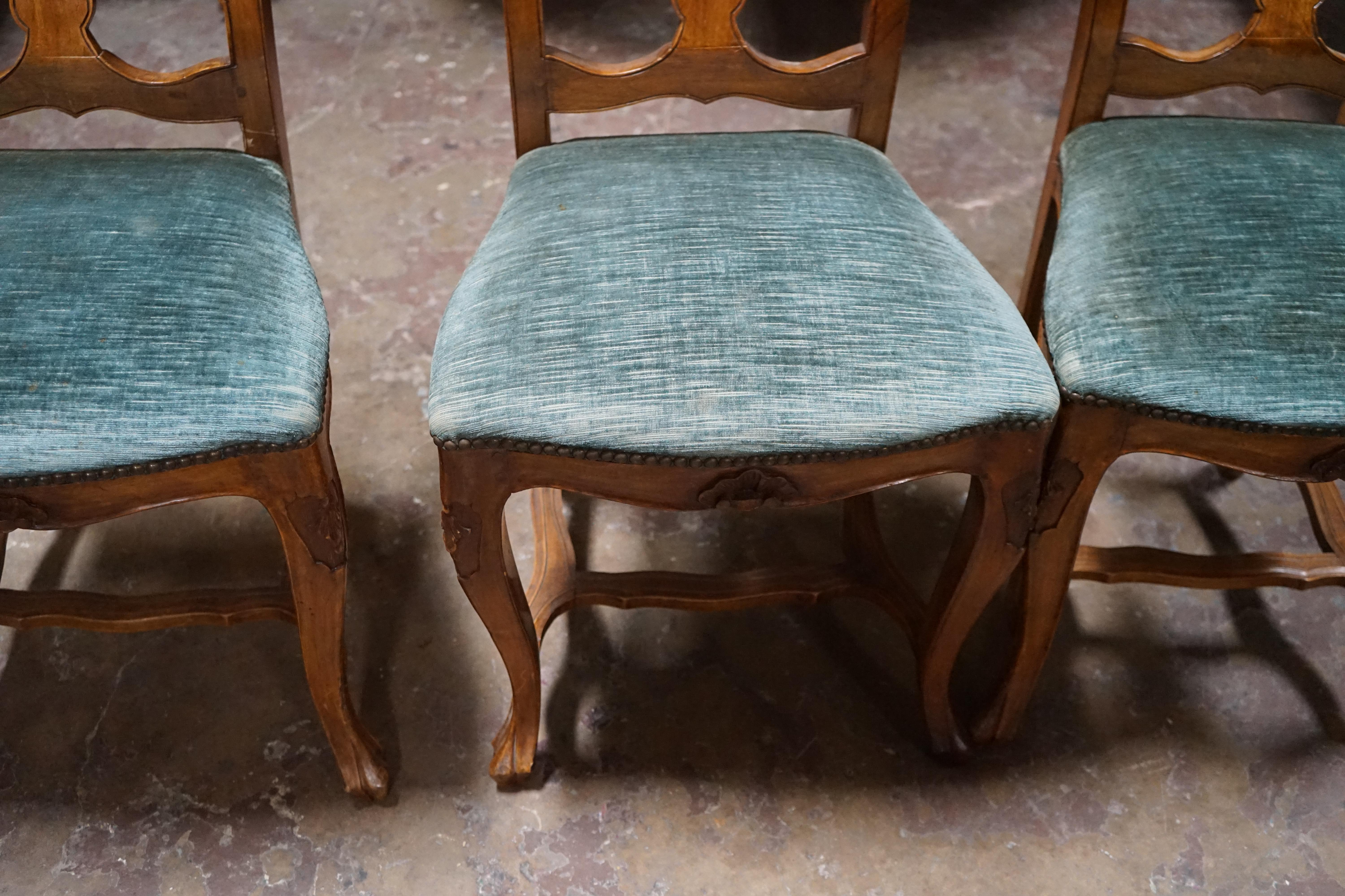 Set of Four French Side Chairs For Sale 4