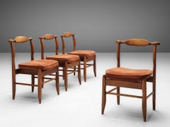 Set of Four 'Fumay' Chairs Guillerme et Chambron