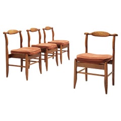 Set of Four 'Fumay' Chairs Guillerme et Chambron