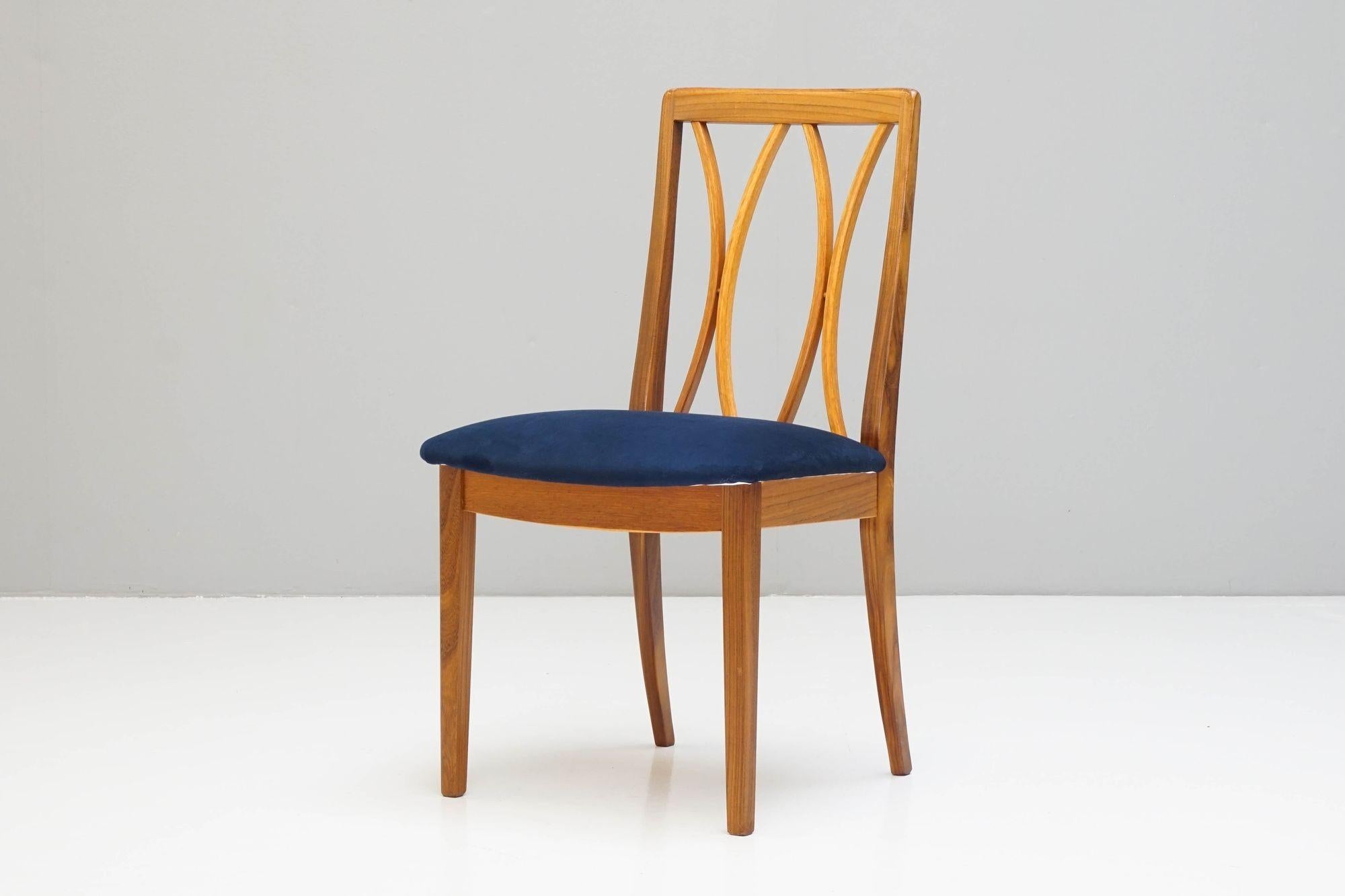 Mid-20th Century Set of Four G-Plan Dining Chairs For Sale