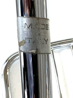 Set of Four Gastone Rinaldi for Rima Tubular Chrome Cantilever Arm Chairs