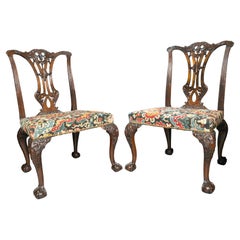 Set Of Four George II Mahogany Side Chairs Set Of Four George II Mahogany Side Chairs