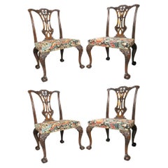 Set Of Four George II Mahogany Side Chairs