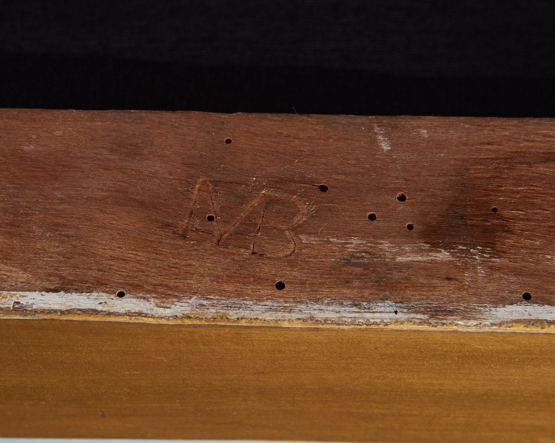 Set di quattro poltrone in legno dorato di Giorgio III in vendita 10