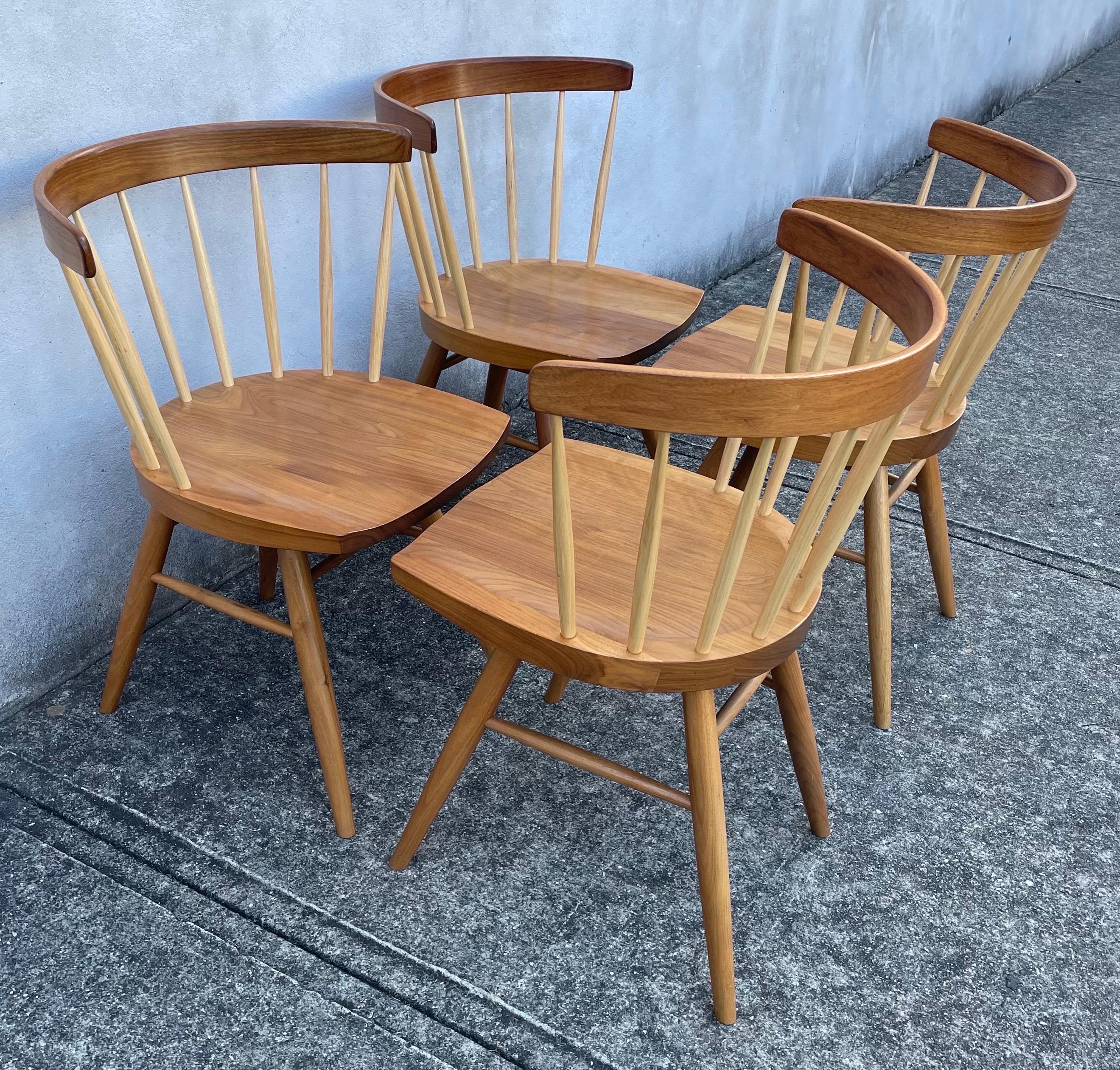 Walnut Set of Four George Nakashima 