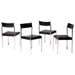 Set of Four German Architectural Dining Chairs