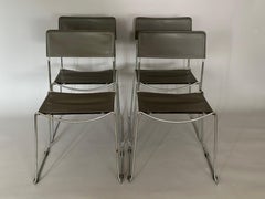 Set di quattro sedie Giandomenico Belotti anni '70