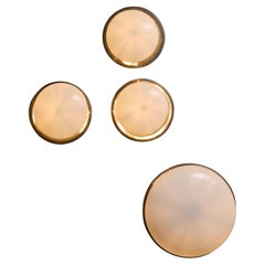 Set of Four "Gill" Roberto Pamio for Leucos Wall Sconces