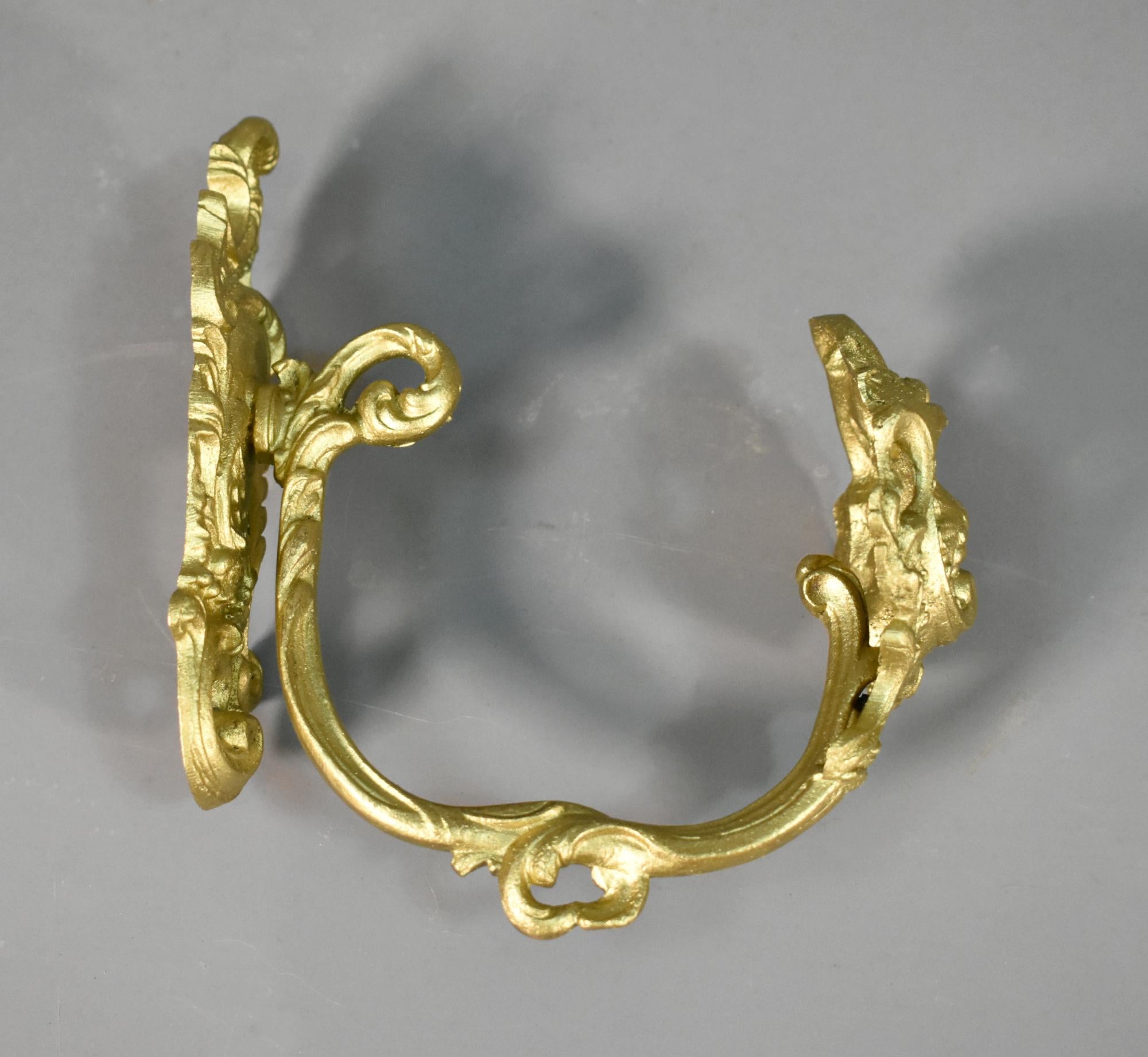 Set of Four Gilt Bronze Curtain Tie-Backs Louis XV Style 6