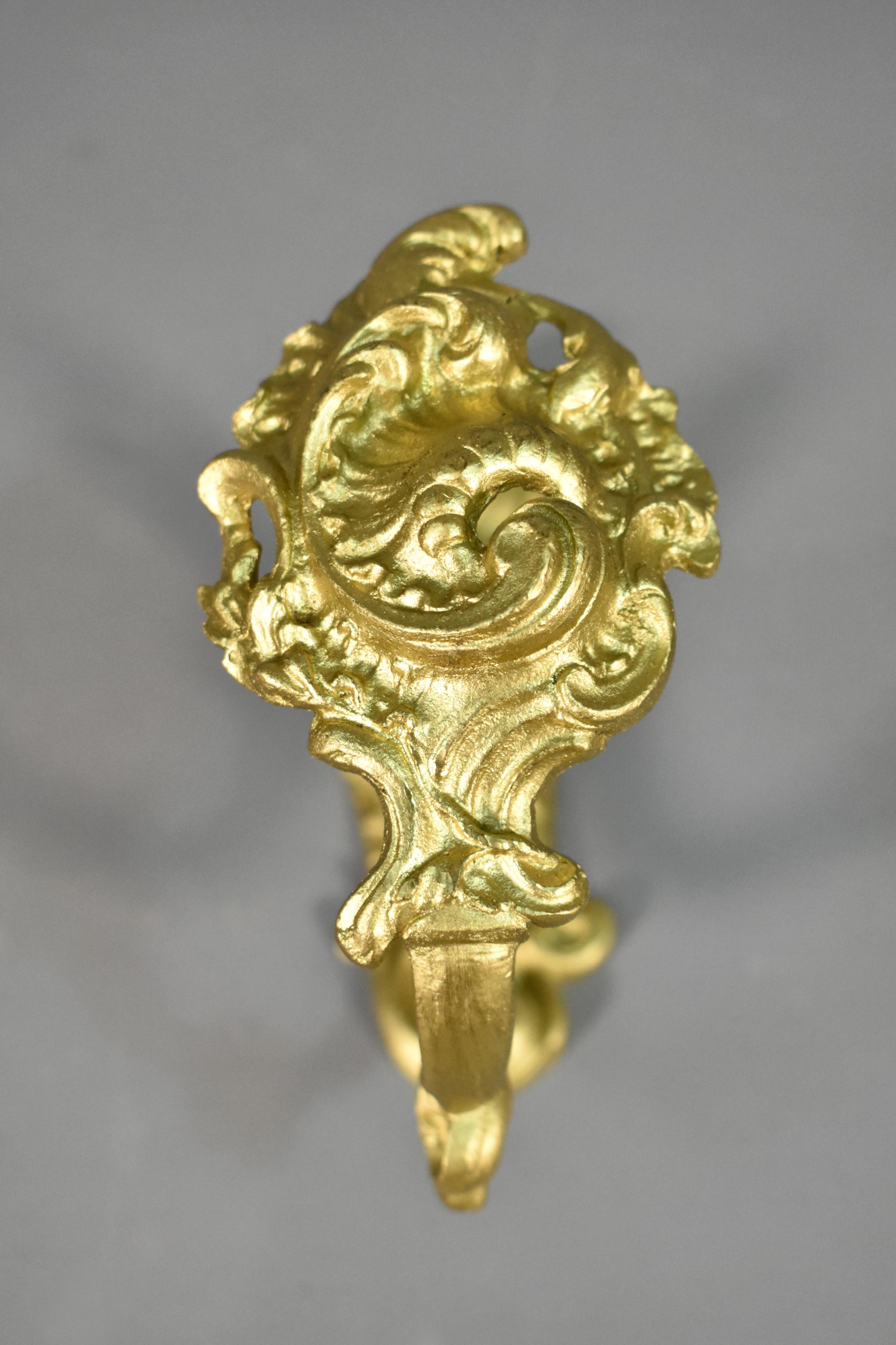 Set of Four Gilt Bronze Curtain Tie-Backs Louis XV Style 2