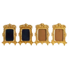 Set of Four Gilt Bronze Frames