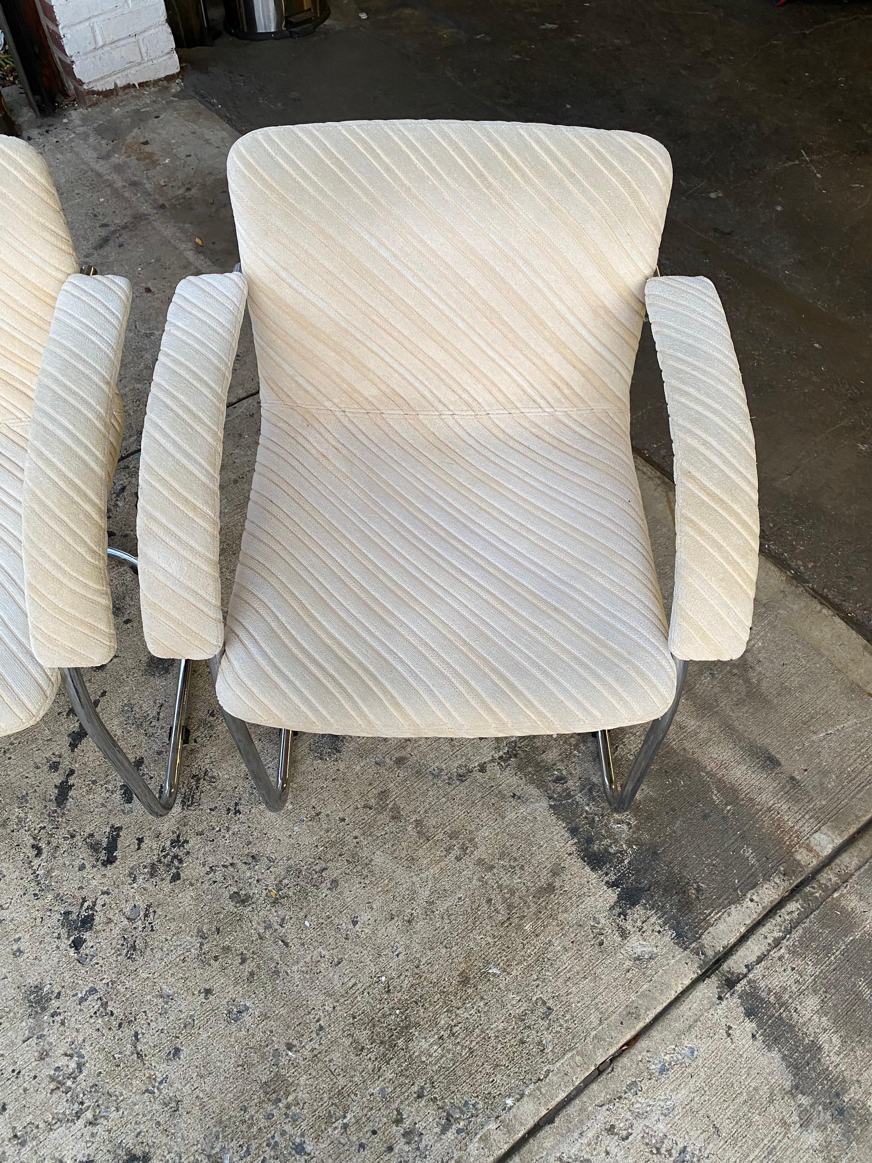 Set of Four Gino Sarfatti Dining Chairs by Saporiti Italia for Reupholstery In Fair Condition In Brooklyn, NY