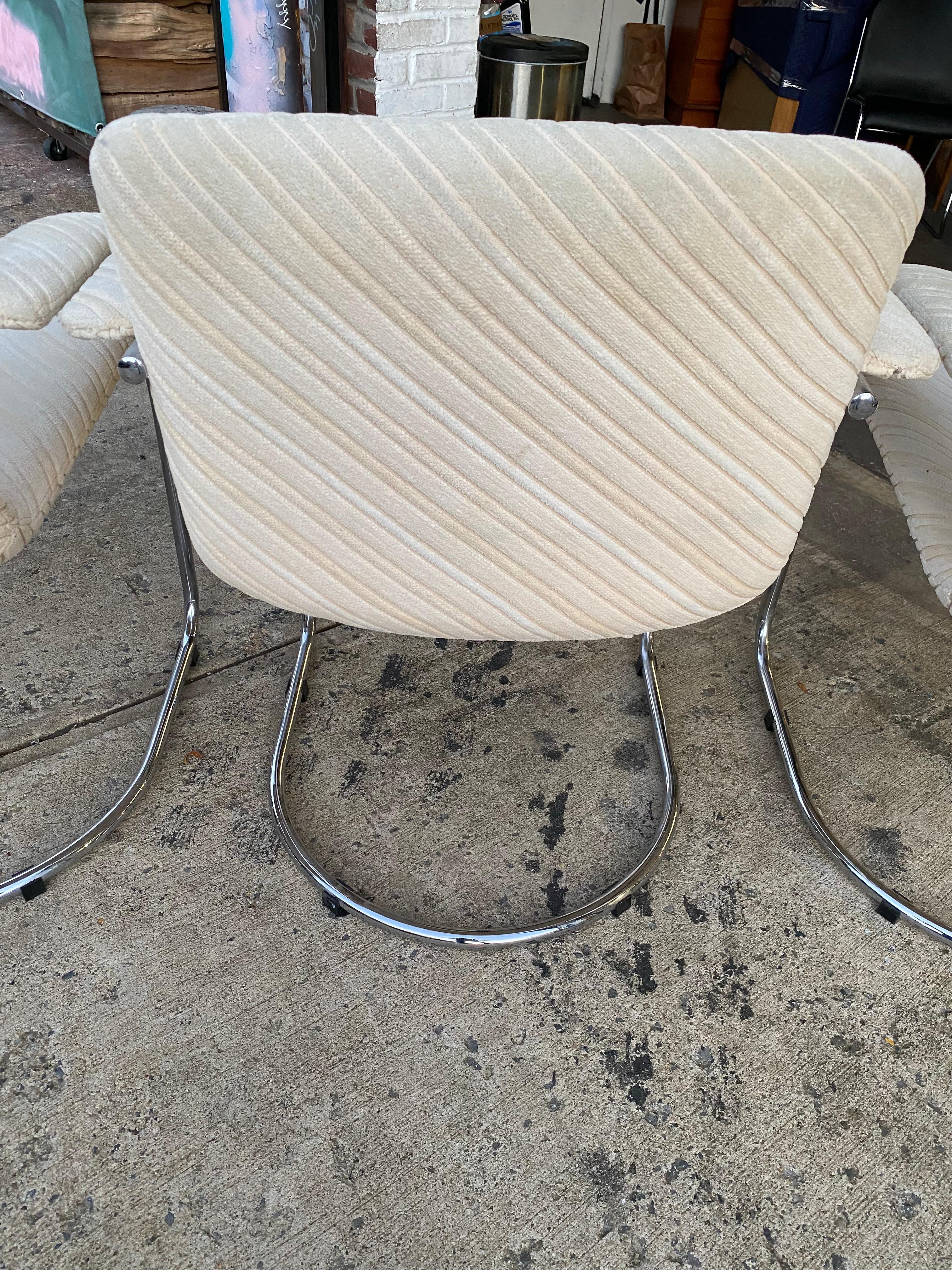 Set of Four Gino Sarfatti Dining Chairs by Saporiti Italia for Reupholstery 1