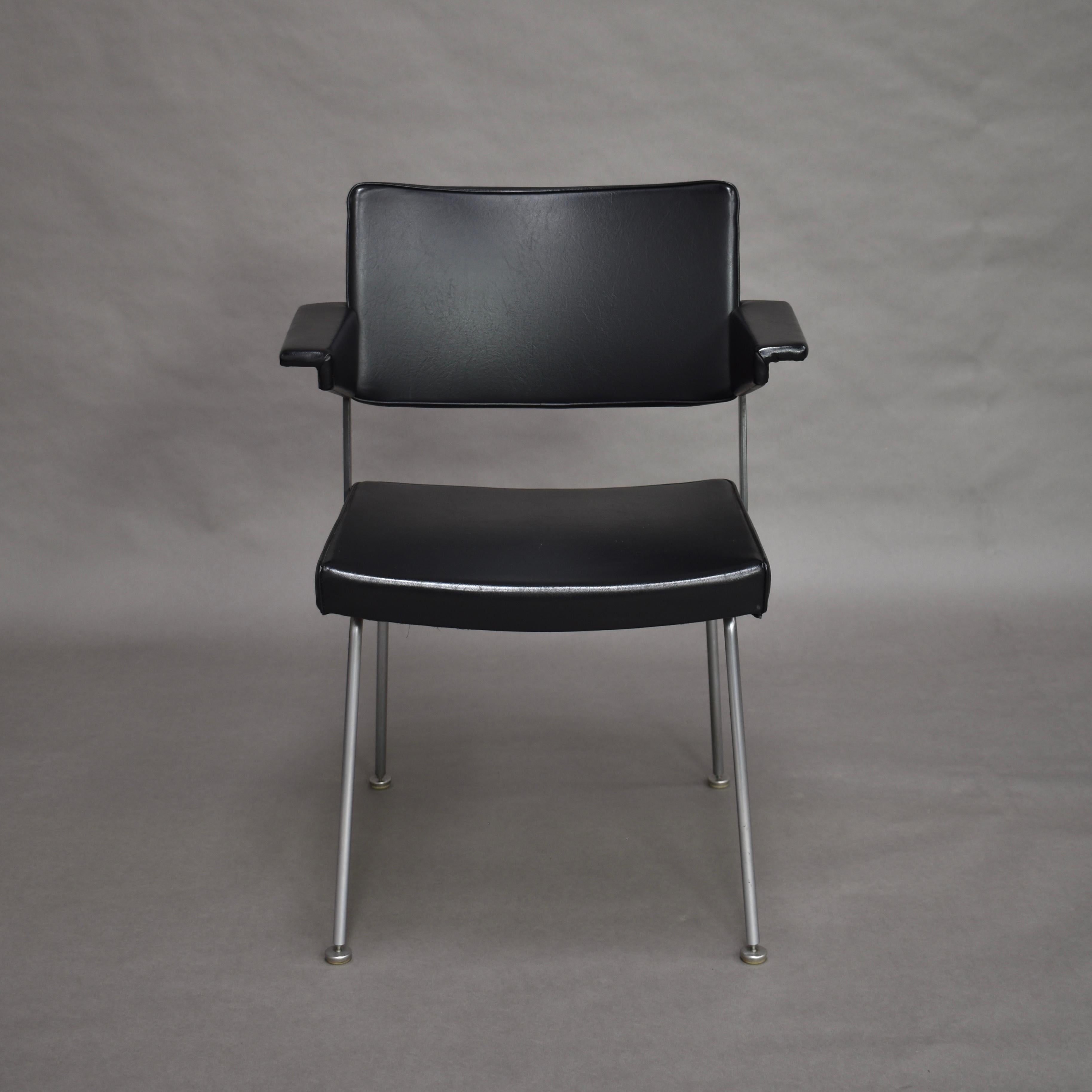 Set of Four Gispen Model 1265 Chairs by Cordemeyer, 1963 5