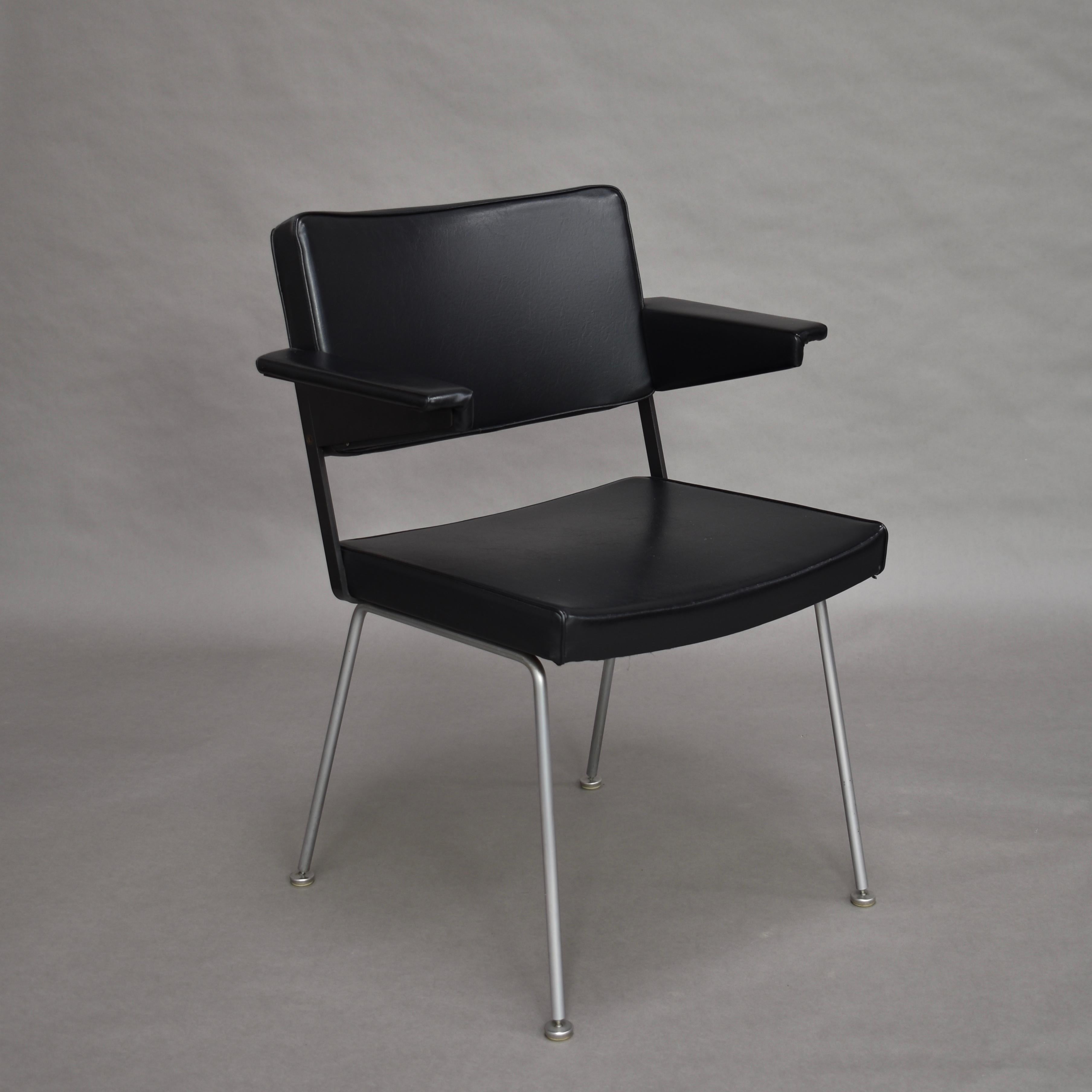 Set of Four Gispen Model 1265 Chairs by Cordemeyer, 1963 6