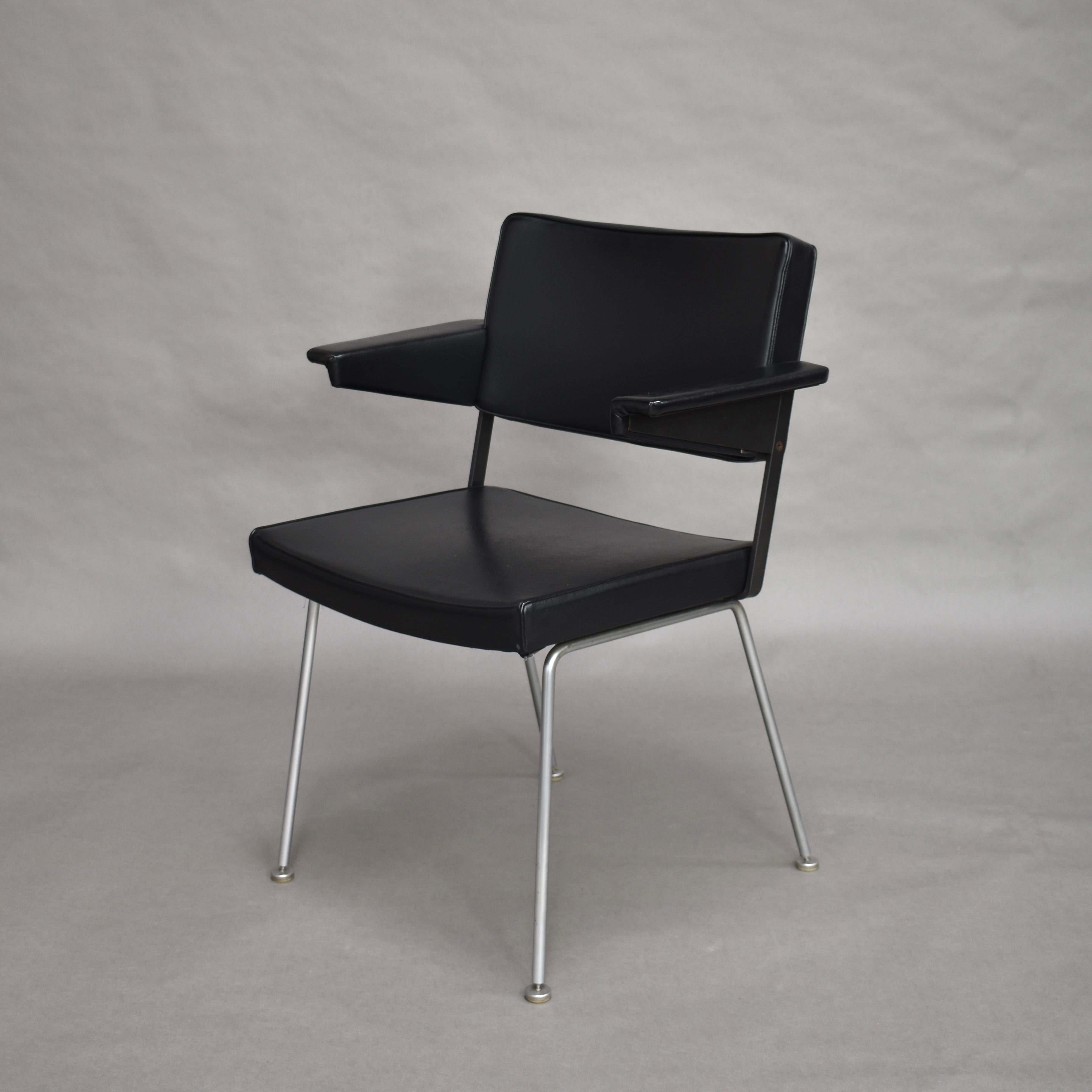 Set of Four Gispen Model 1265 Chairs by Cordemeyer, 1963 11