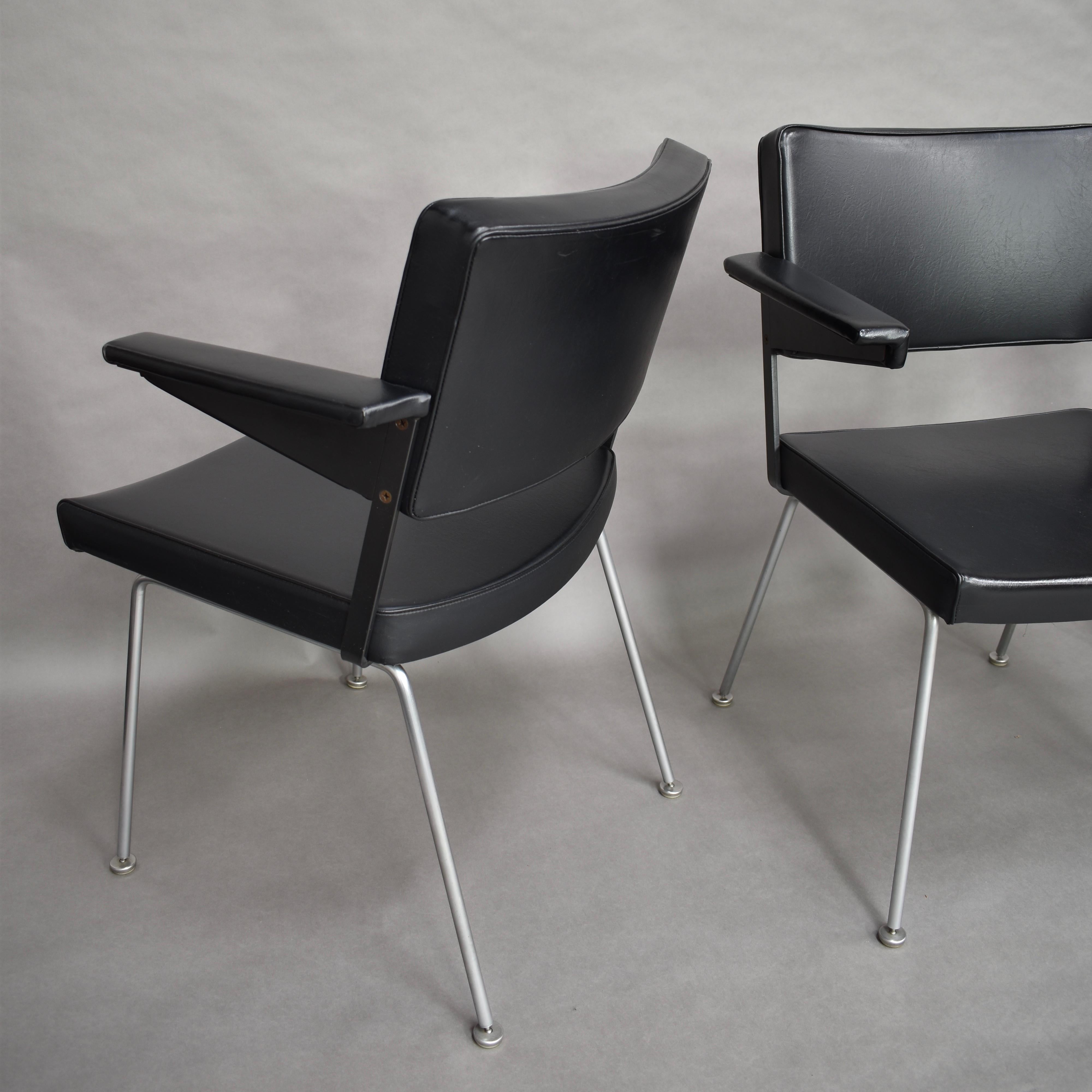 Set of Four Gispen Model 1265 Chairs by Cordemeyer, 1963 In Good Condition In Pijnacker, Zuid-Holland