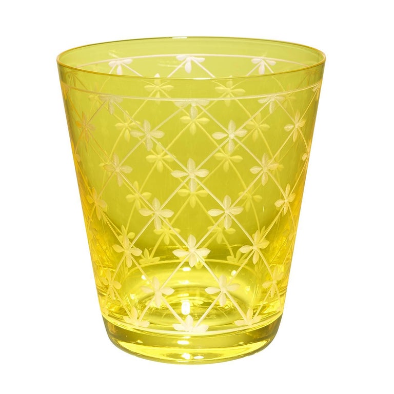  Set of Four Glass Tumbler Modern Decor Sofina Boutique Kitzbuehel In New Condition For Sale In Kitzbuhel, AT