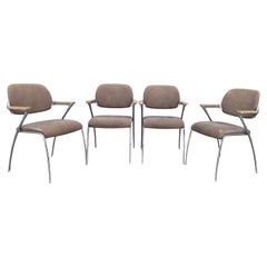 Set di quattro sedie da pranzo Golf, design Franceso Zaccone, Germania, anni '70