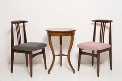 Set of Four Gray Boucle Chairs, by Zielinski, Poland, 1960s