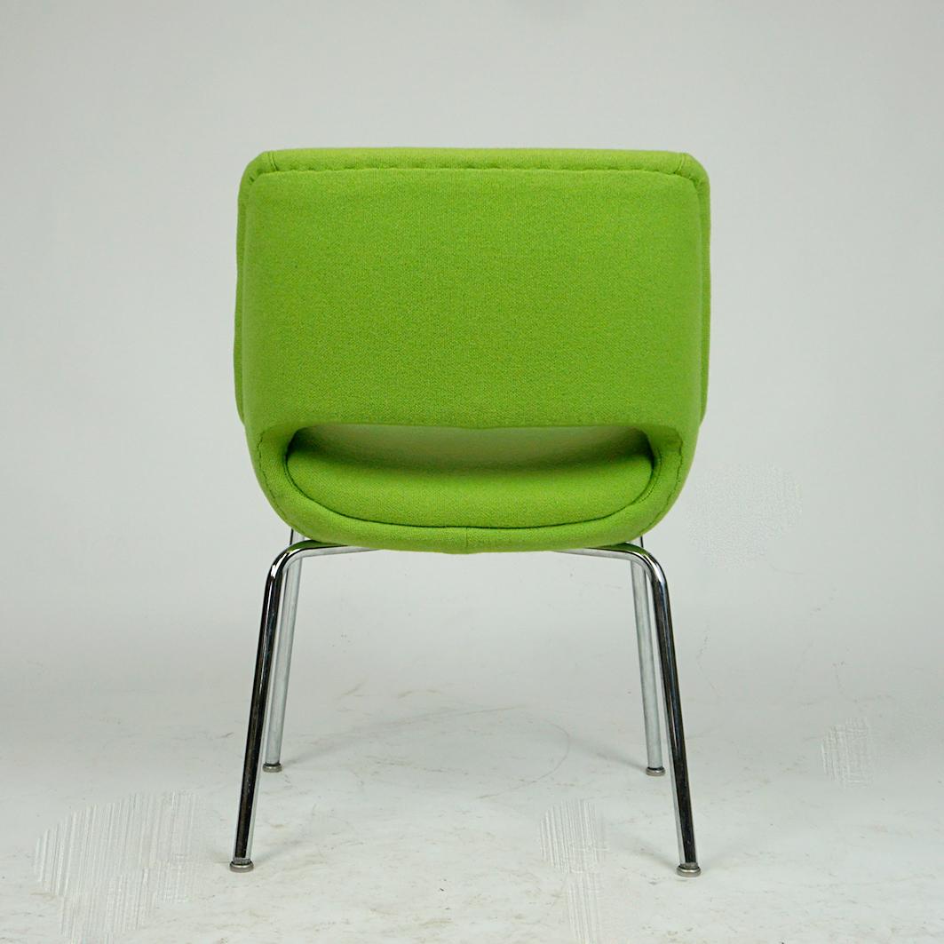 Set of Four green Kilta Chairs by Olli Mannermaa for Martela Oy Finland For Sale 4