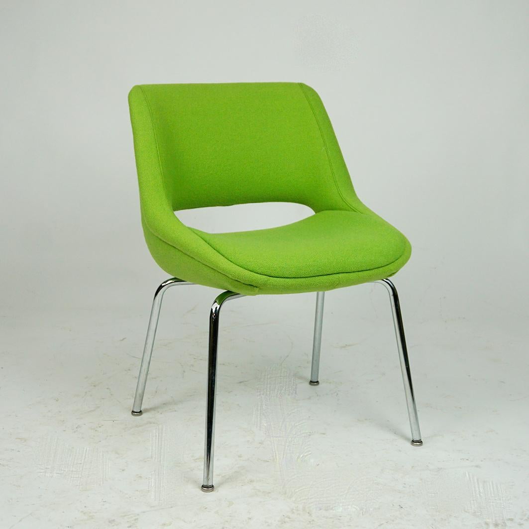 Mid-20th Century Set of Four green Kilta Chairs by Olli Mannermaa for Martela Oy Finland For Sale