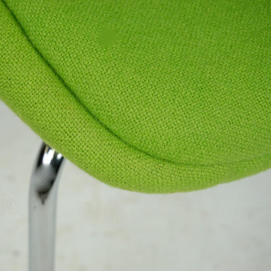 Fabric Set of Four green Kilta Chairs by Olli Mannermaa for Martela Oy Finland For Sale