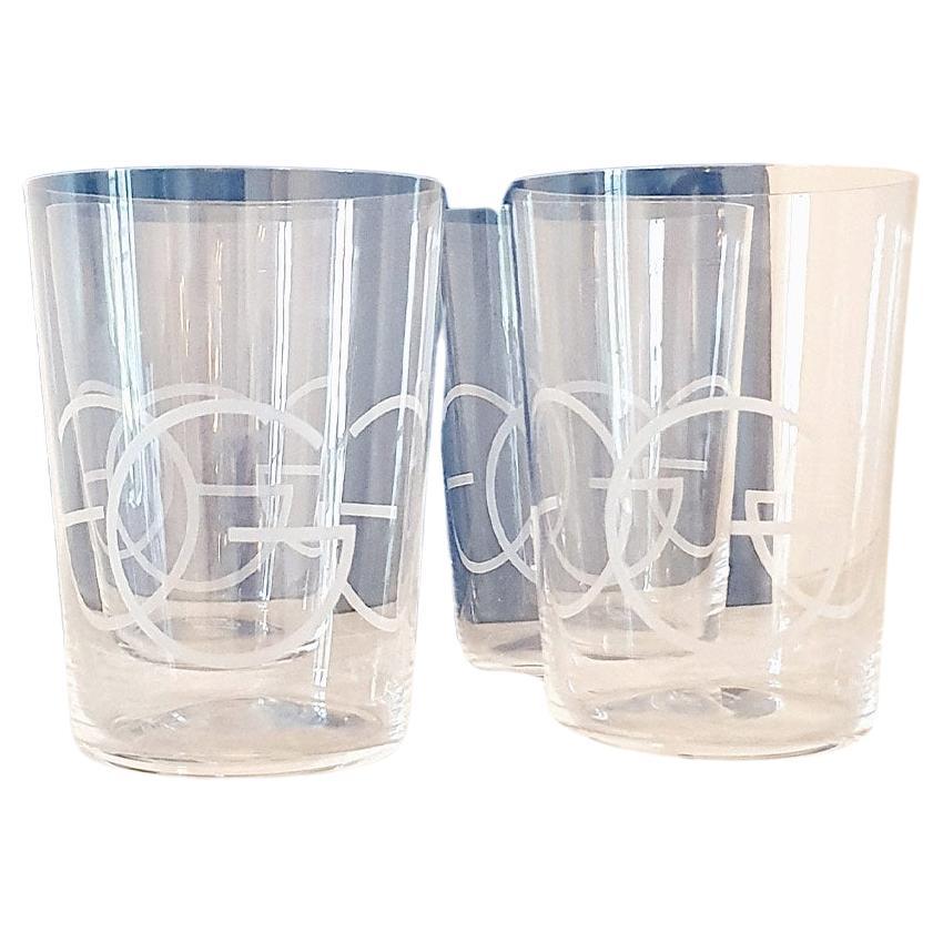 Set of Four Gucci Glasses For Sale