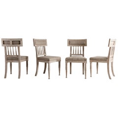 Set of Four Gustavian Dining Chairs