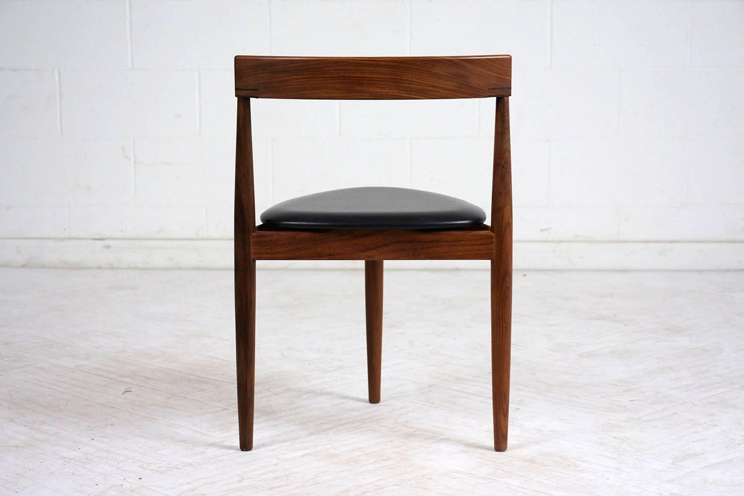 Danois Ensemble de quatre chaises à manger Hans Olsen for Frem Rojle