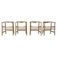 Set of Four Hans Wegner PP203 Dining Chairs for PP Møbler, Denmark, 1970s