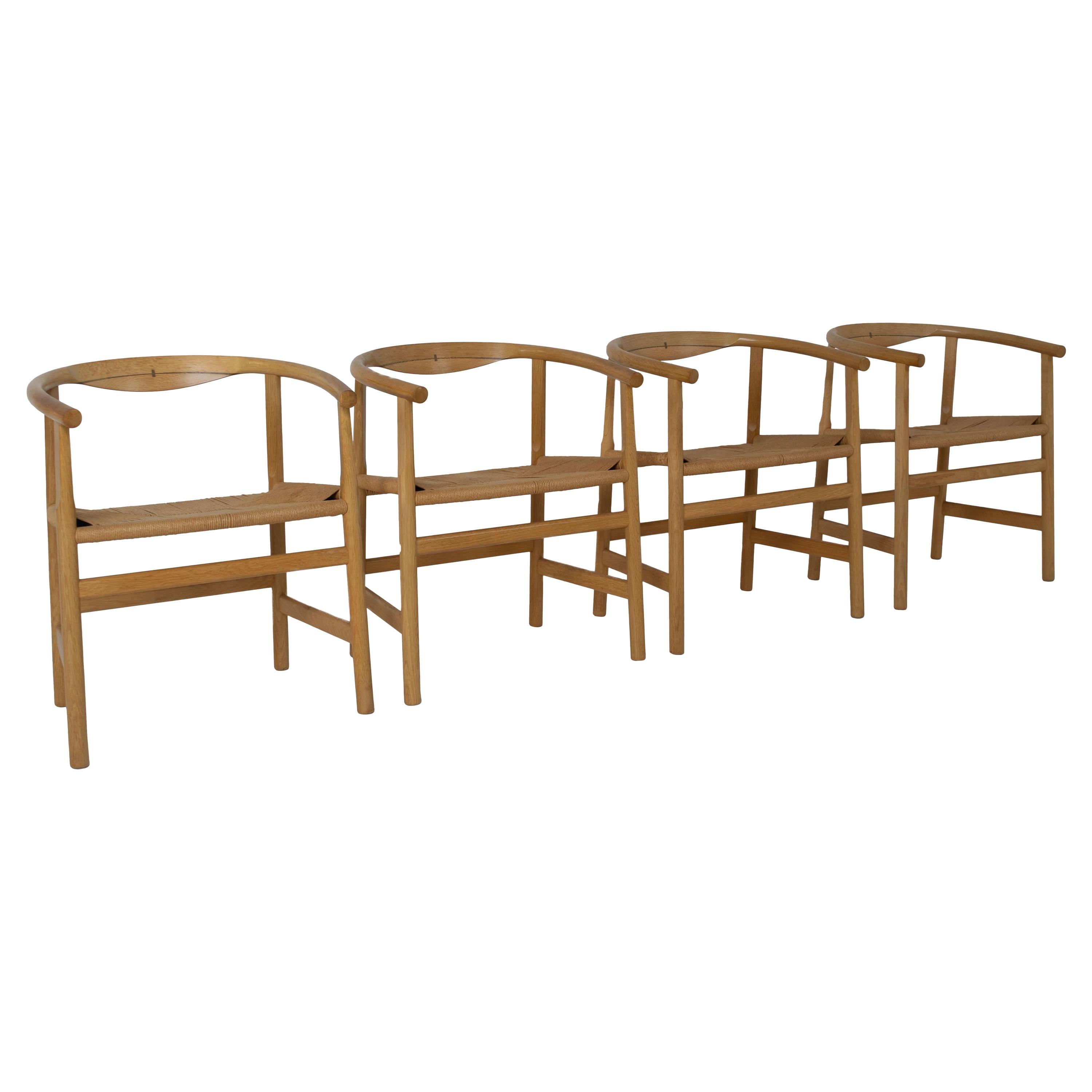 Set of Four Hans Wegner PP203 Dining Chairs for PP Møbler, Denmark, 1970s