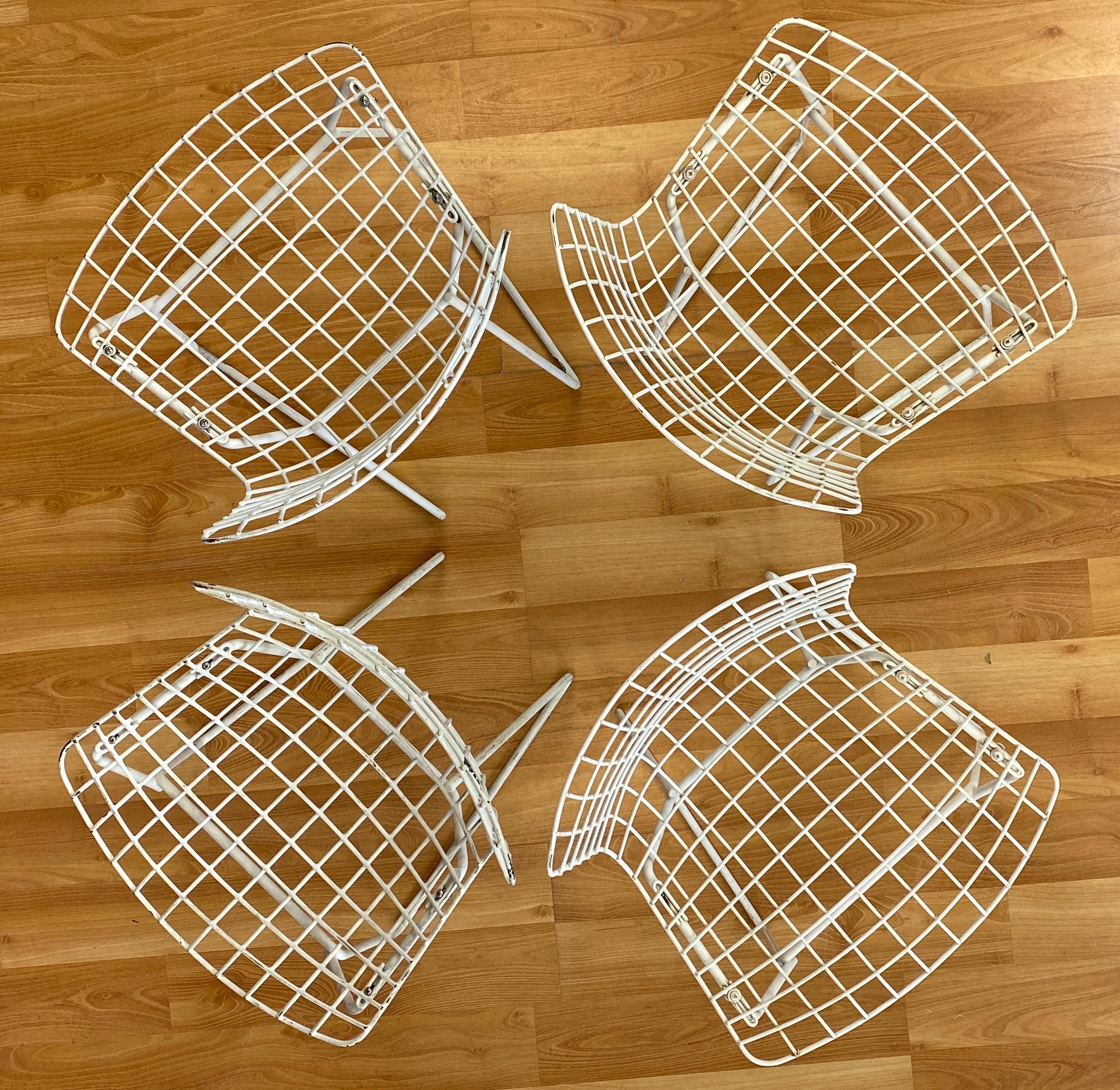 Set of Four Harry Bertoia Designed Child Chairs for Knoll For Sale 13