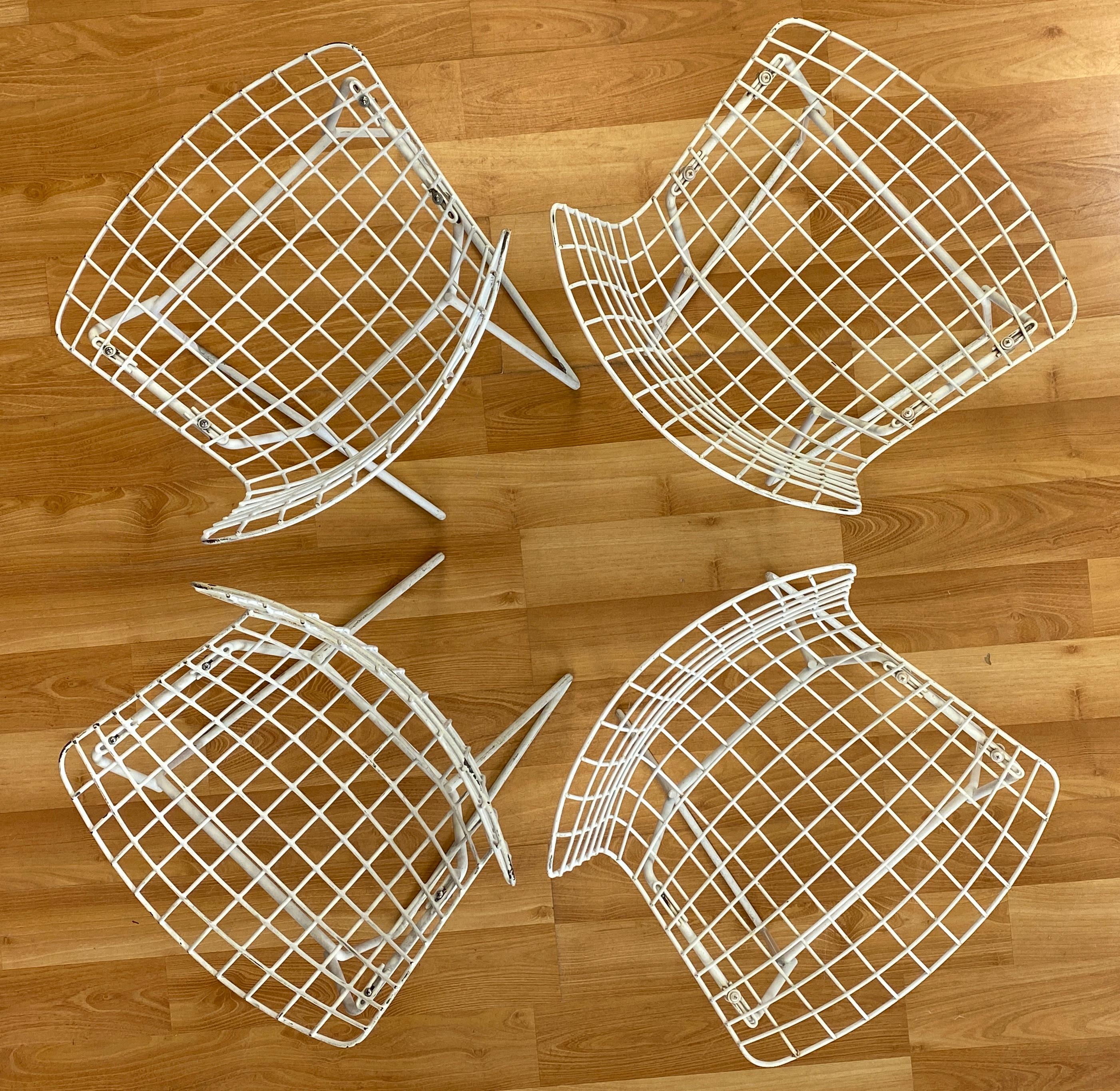 Set of Four Harry Bertoia Designed Child Chairs for Knoll 13