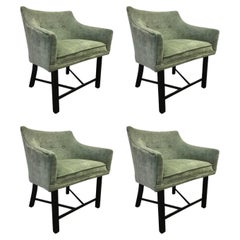 Set of Four Harvey Probber Club Chairs