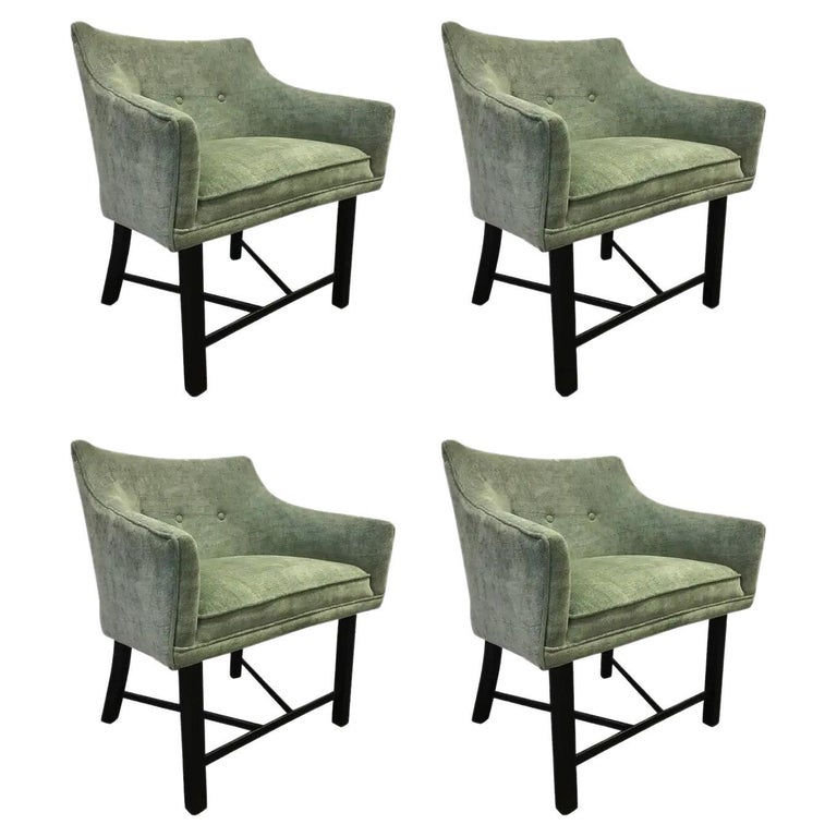 Set of Four Harvey Probber Club Chairs For Sale